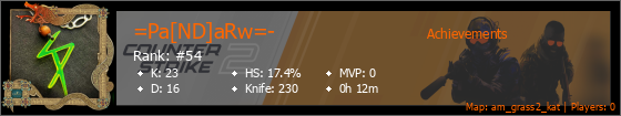 Player Banner